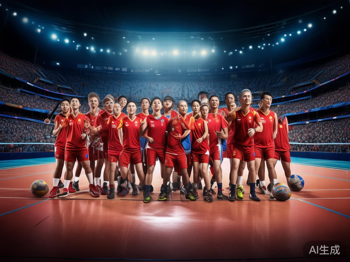 阵容年轻化与经验结合：近年来，中国女排不断引入新鲜